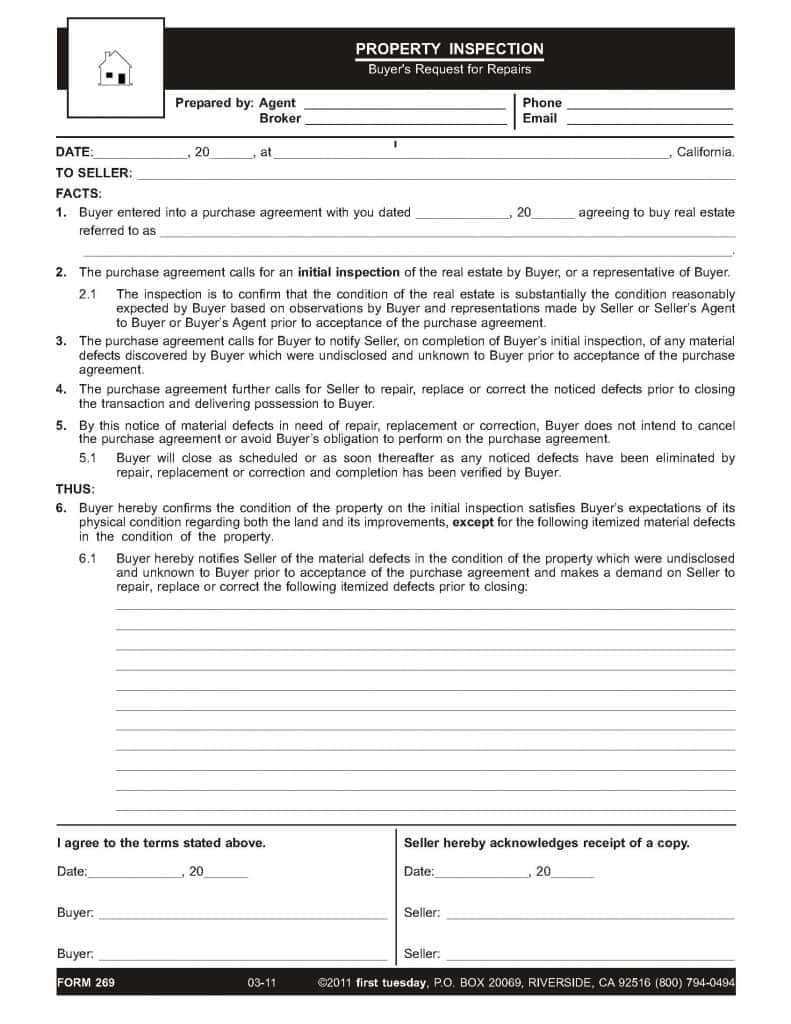 Home Inspection Report Form Pdf And Free Home Inspection Report Template Pdf