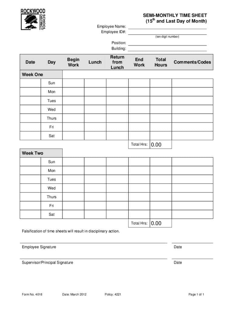 Construction Timesheet Template Excel And Construction Timesheet Template Excel