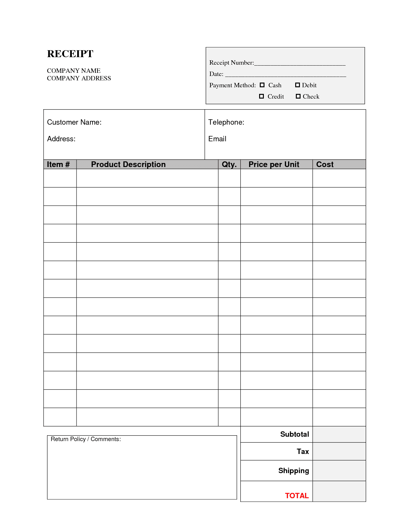 Doctor Invoice Form And Medical Invoice Templates Printable Free