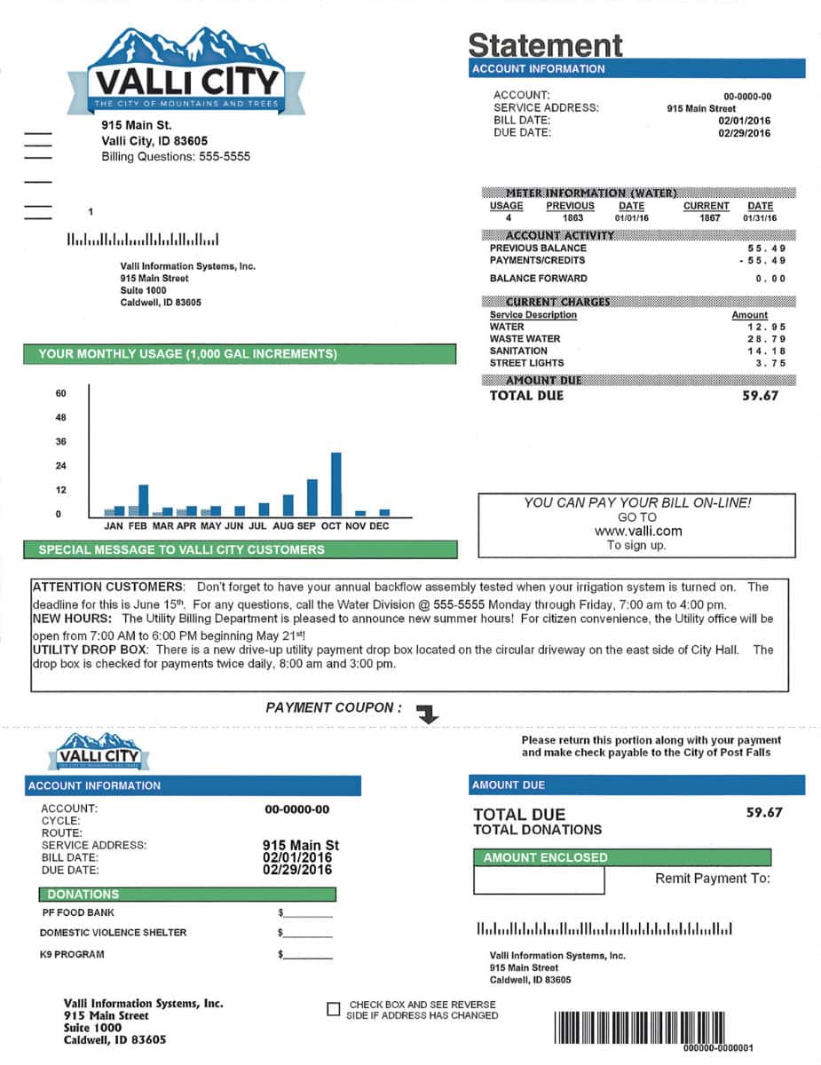 Example Of Medical Billing Statement And Billing Statement Letter Templates
