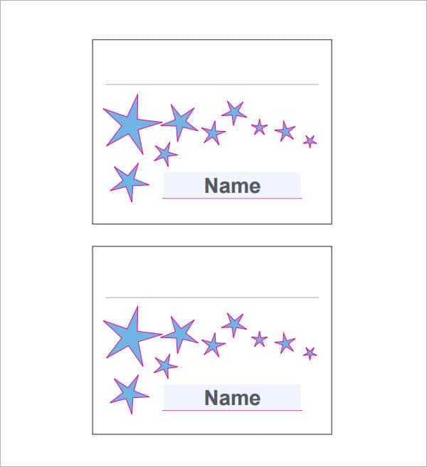Free Blank Place Card Template And Place Card Template Indesign