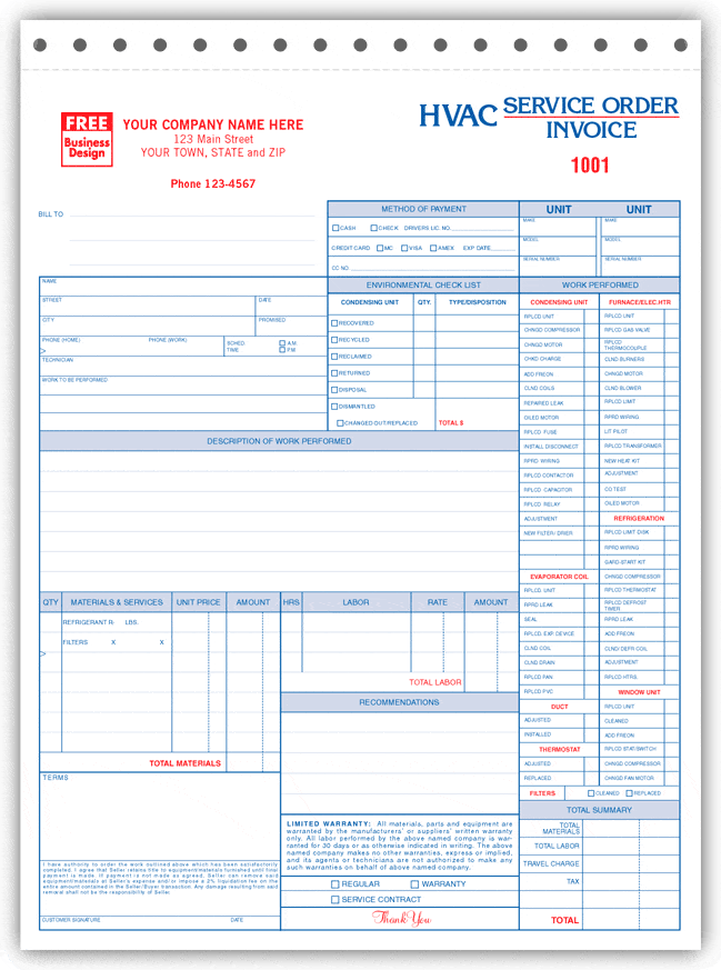 HVAC Estimate Template Free And Cost To Install New HVAC System