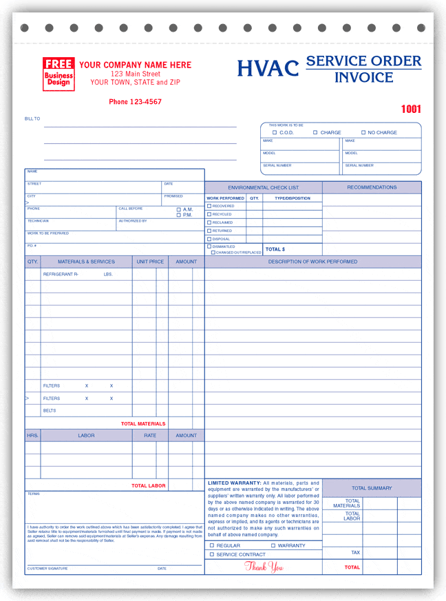 HVAC Quote Template Excel And Air Conditioning Maintenance Proposal Template