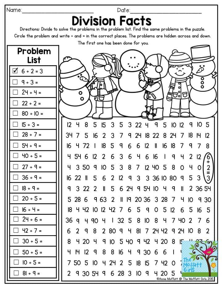 Math Worksheets Third Grade Word Problems And Math Worksheets For Third Grade Students