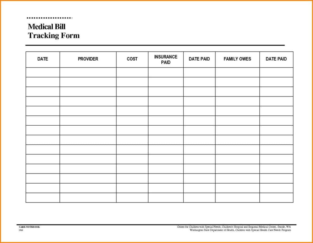 Monthly Expenses Spreadsheet Template Free And Fillable Monthly Bill Payment Worksheet