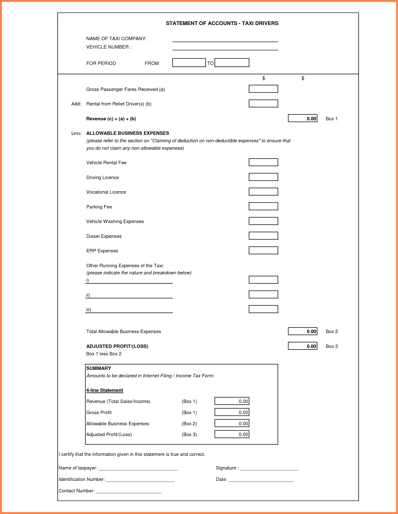 Profit And Loss Statement For Self Employed Template Free And Profit And Loss Template Google Docs