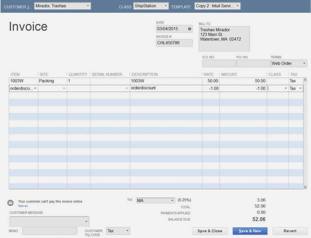 Quickbooks Invoice Template Download And Quickbooks 2010 Invoice Template Location