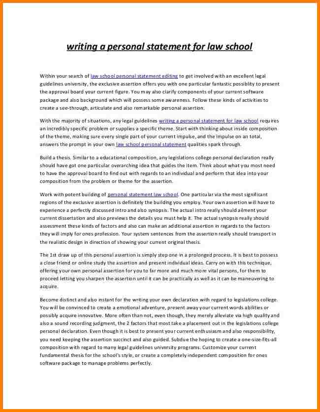 Sample Personal Statement Law School Uk And Examples Of Strong Personal Statements For Law School