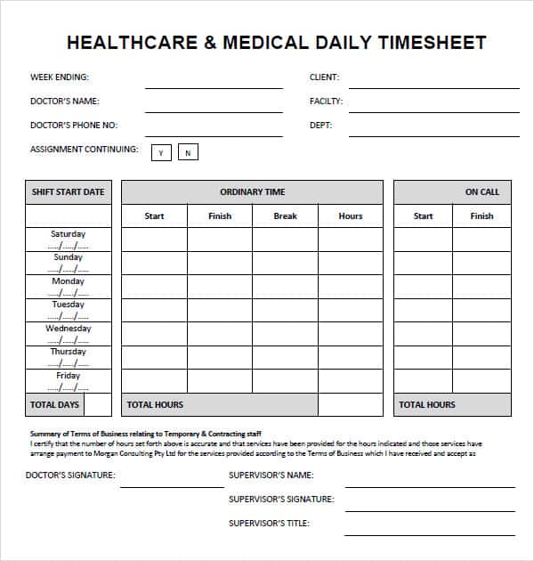 Sample Timesheets For Construction And Sample Time Study Sheets