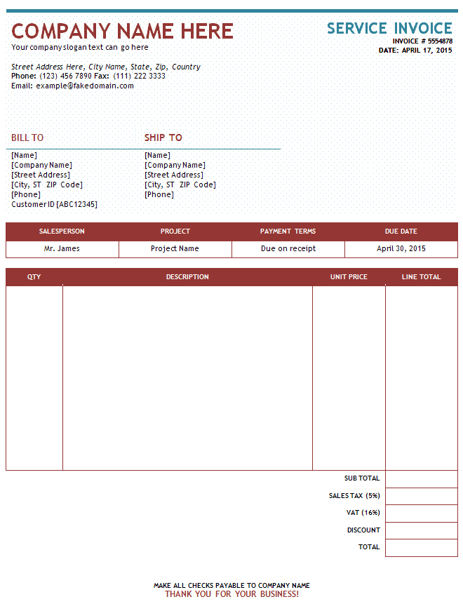 Trucking Invoice Template Excel And Transport Bilty Sample