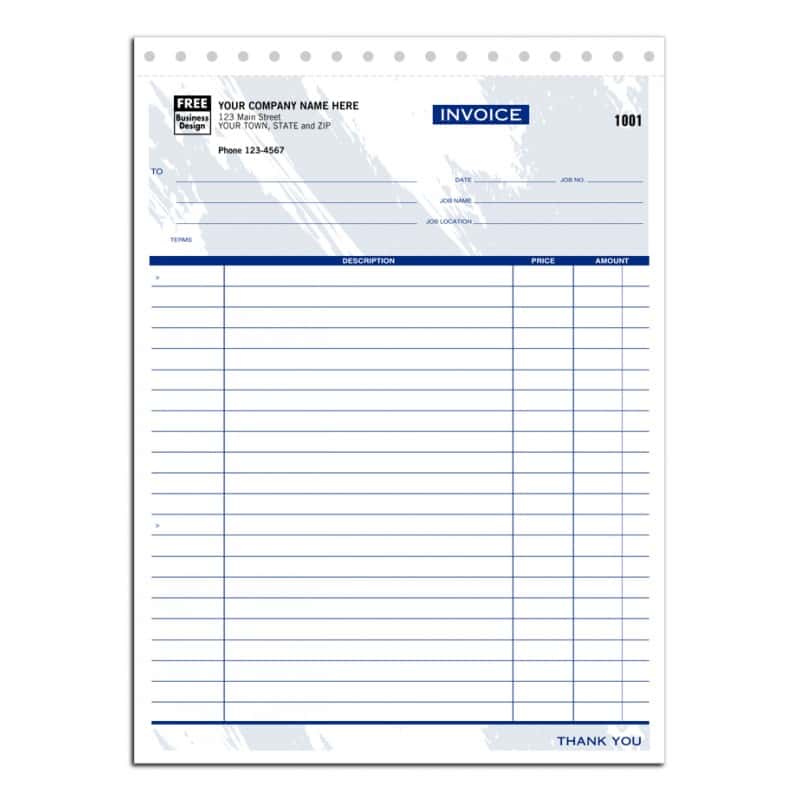 Work Order Invoice Template Free And Invoice Format In Word