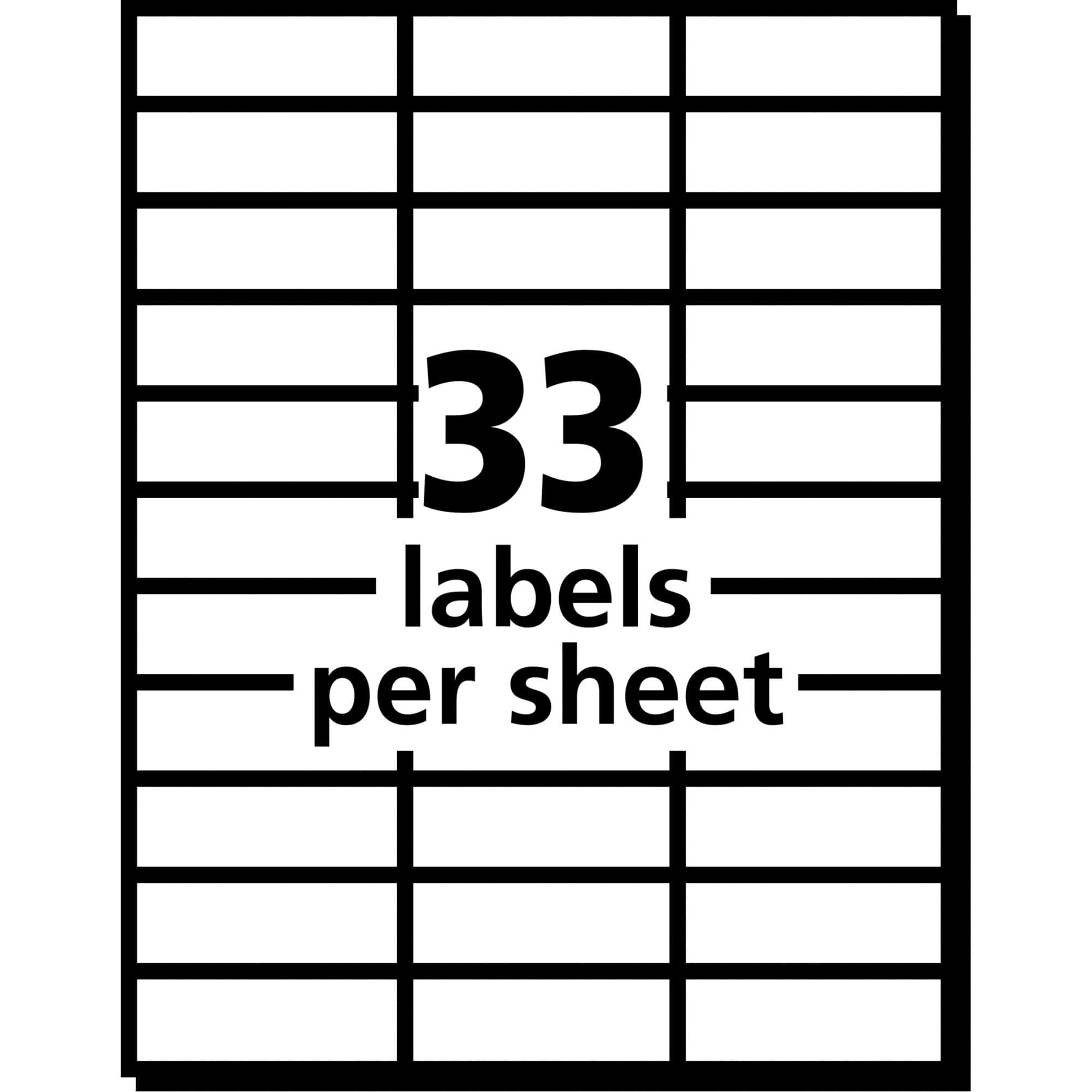 33 Labels Per Sheet Template And Label Template 33 Labels Per Sheet