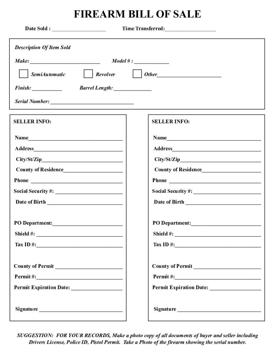 Bill Of Sale Template And Even Trade Vehicles Template