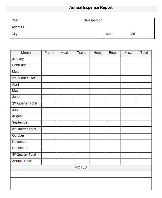 Expense Report Template Microsoft And Weekly Expense Report Template