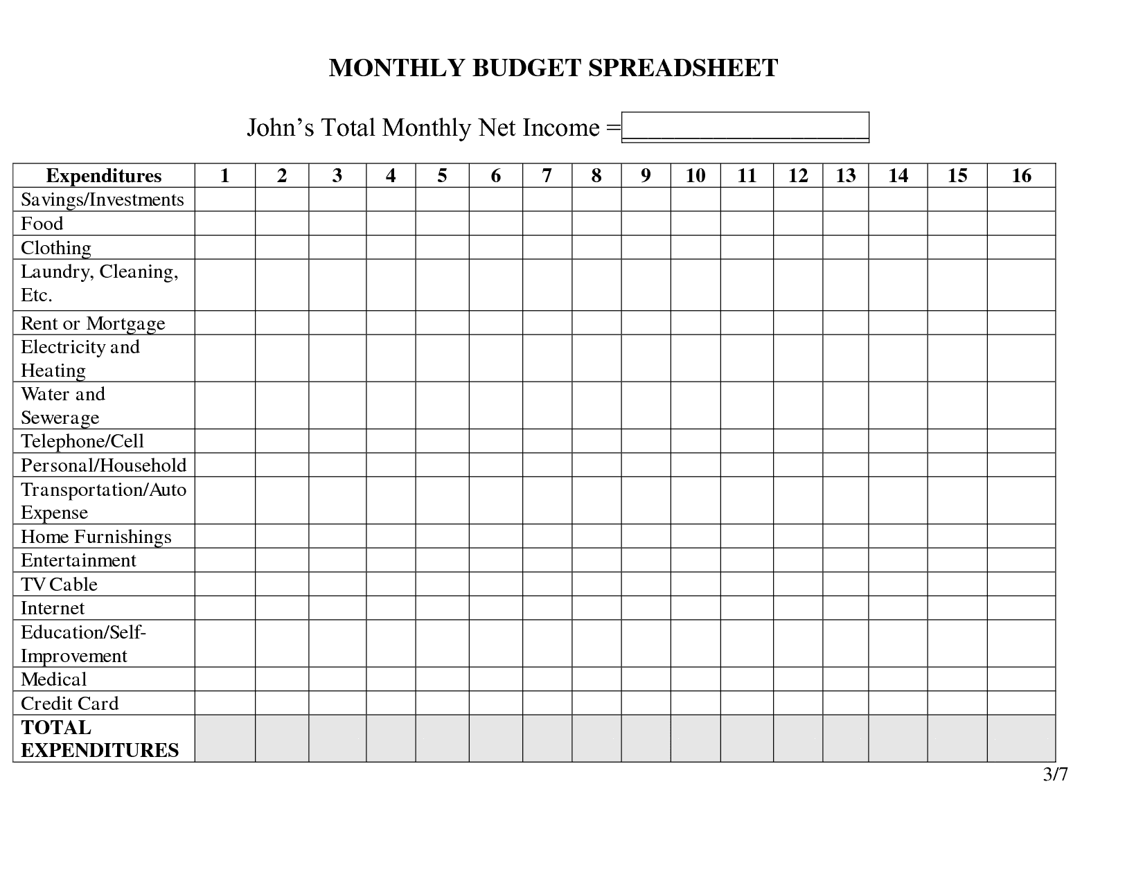 Expenses Worksheet Template And Financial Spreadsheet Templates For Numbers