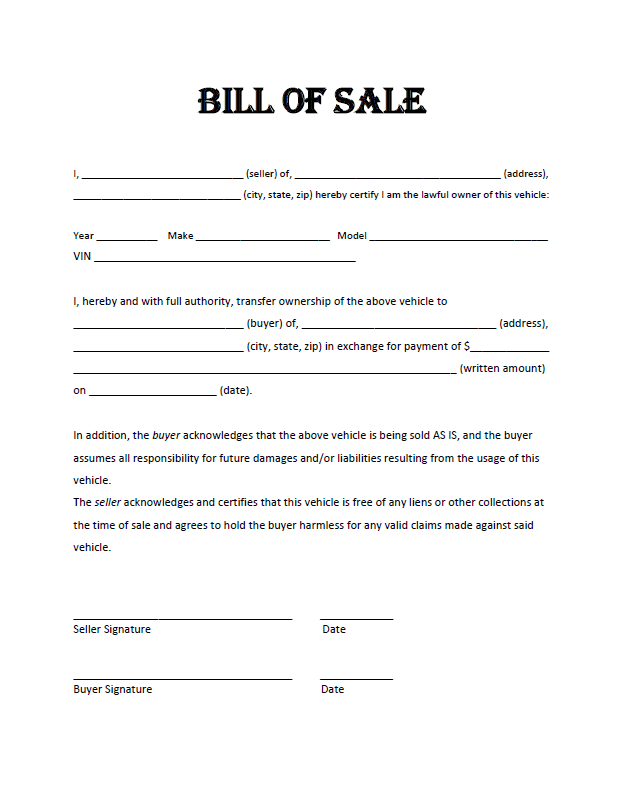 Business Bill Of Sale Template Word And Business Sale Agreement Template Free Download