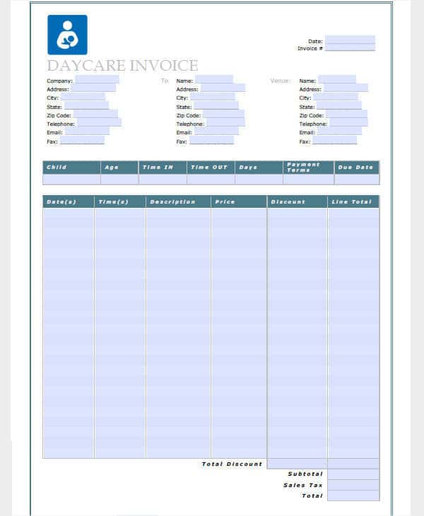 Home Care Invoice Sample And Independent Health Provider Forms