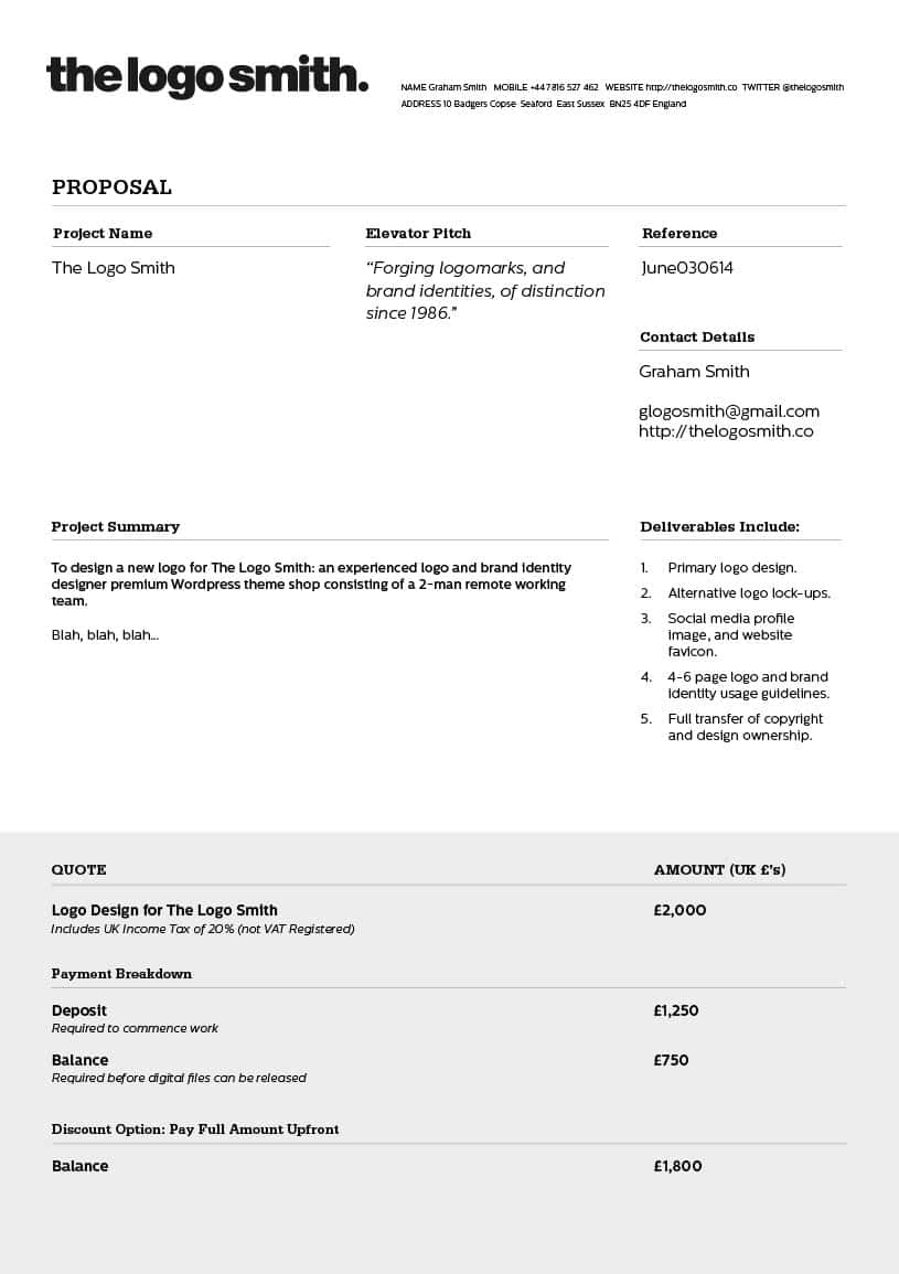 Invoice Template Design Free And Invoice Template For Web Design Services
