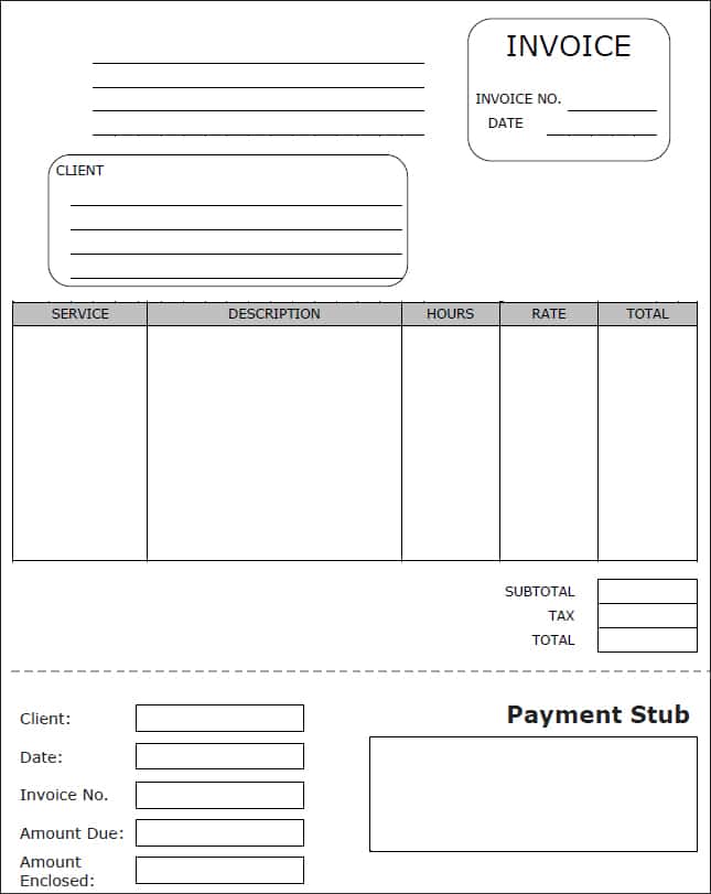 Payroll Receipt Template And Payroll Form Templates