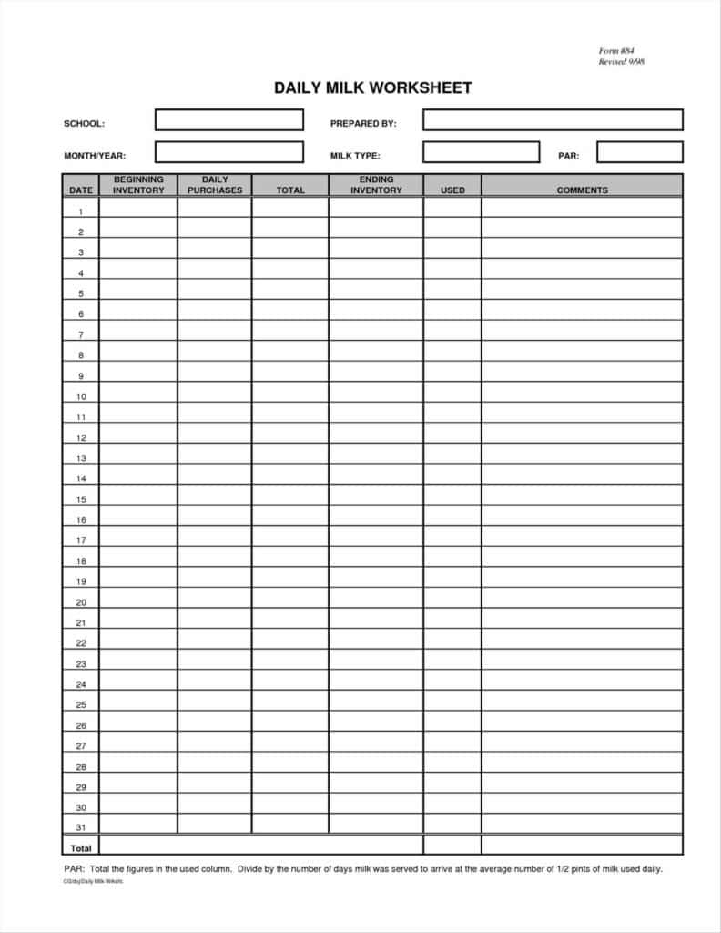 Stock Inventory Template And Excel Templates For Manufacturing