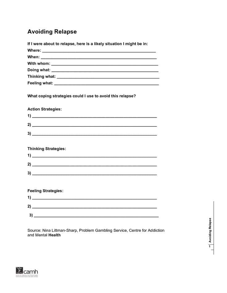 Addiction Recovery Worksheets On Entitlement And Spirituality In Recovery From Substance Abuse Worksheets