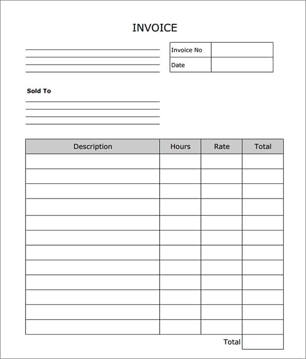 Contract Labor Invoice Template And Independent Contractor Invoice Template Excel