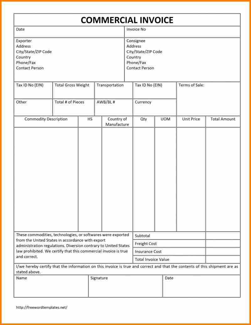 Dhl Airway Bill Template And Sample Air Waybill Template