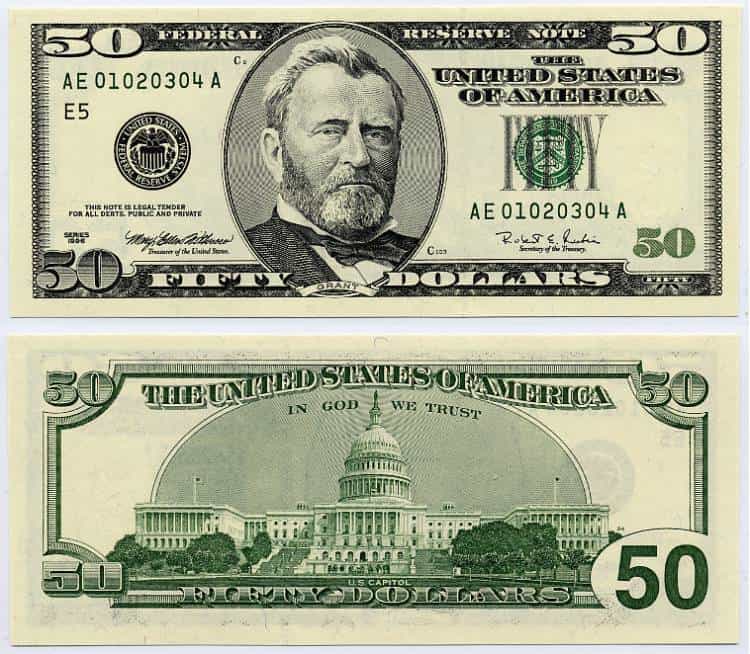 Fake 1 Dollar Bill Printable And 1000 Dollar Bill Template