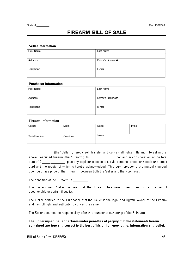 Free Bill Of Sale Template Florida And Florida Automotive Bill Of Sale Template