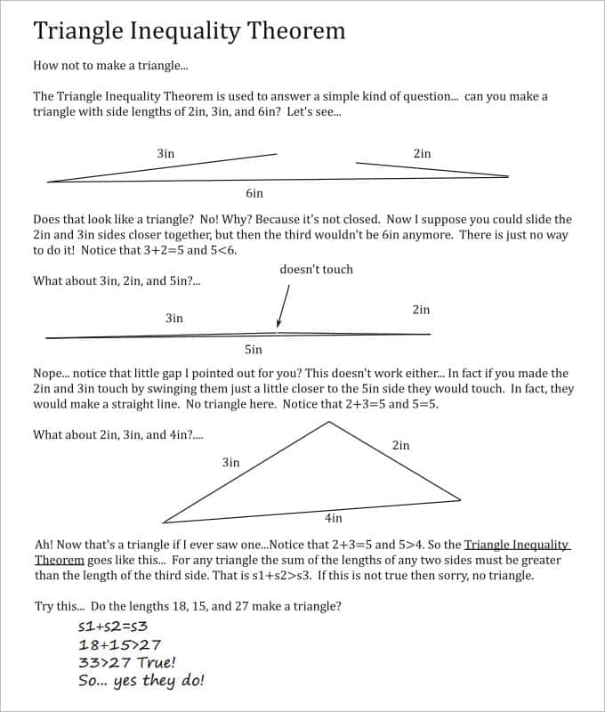 Geometry Worksheets Grade 7 And High School Geometry Worksheets Pdf