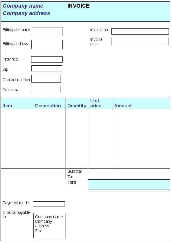 Hotel Invoices Templates And Hotel Bill Template Free Download