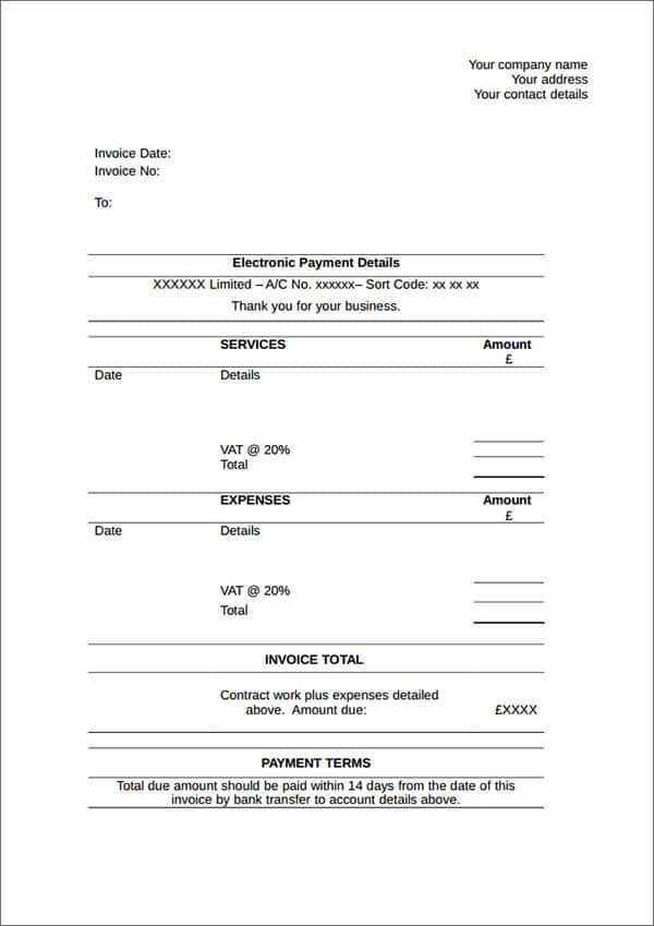 Labour Contractor Bill Format In Excel And Contract Labor Agreement Template Free