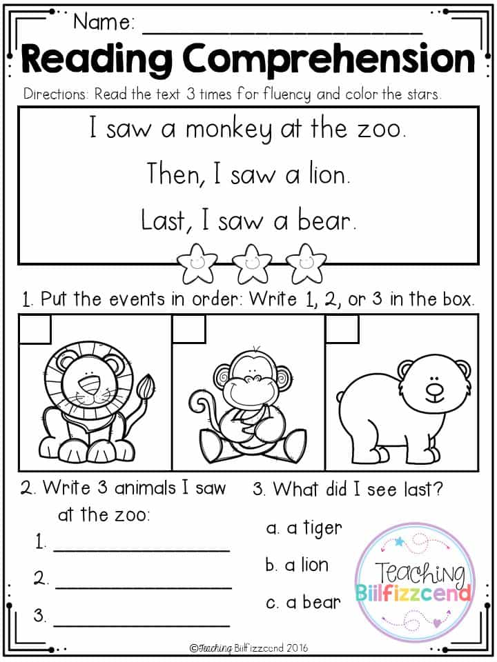 Free printable 2nd grade reading comprehension sheets and free 3rd grade reading worksheets