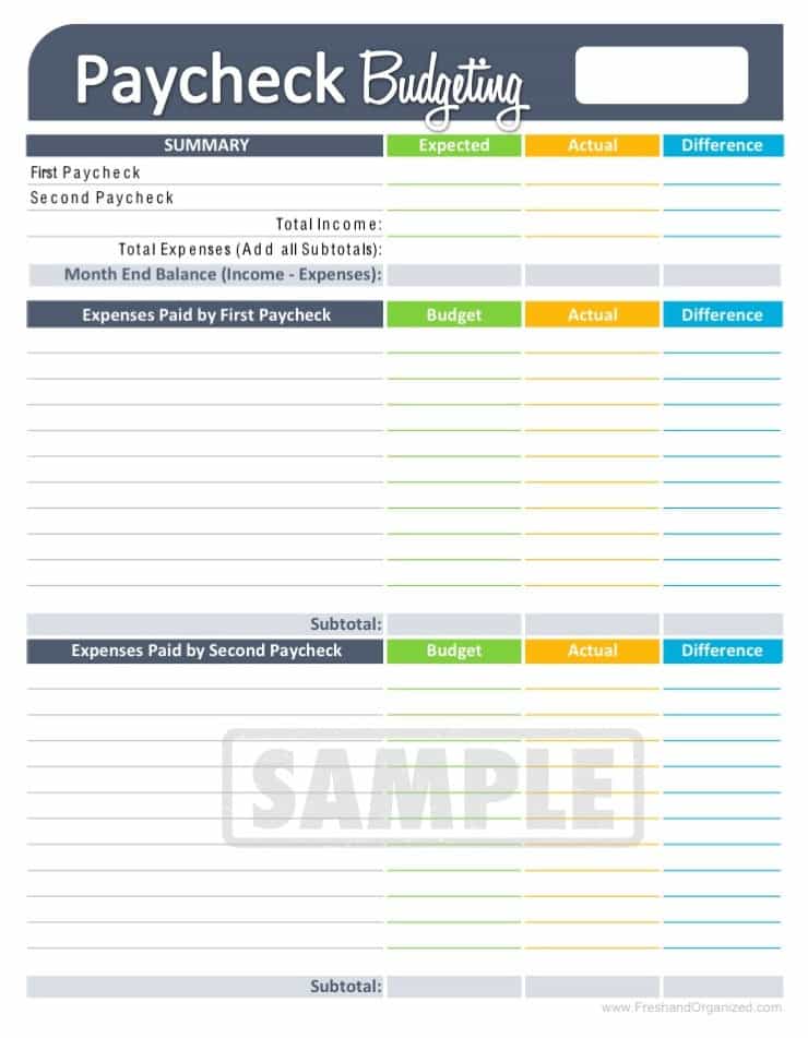 Monthly expenses worksheet and budget worksheet pdf