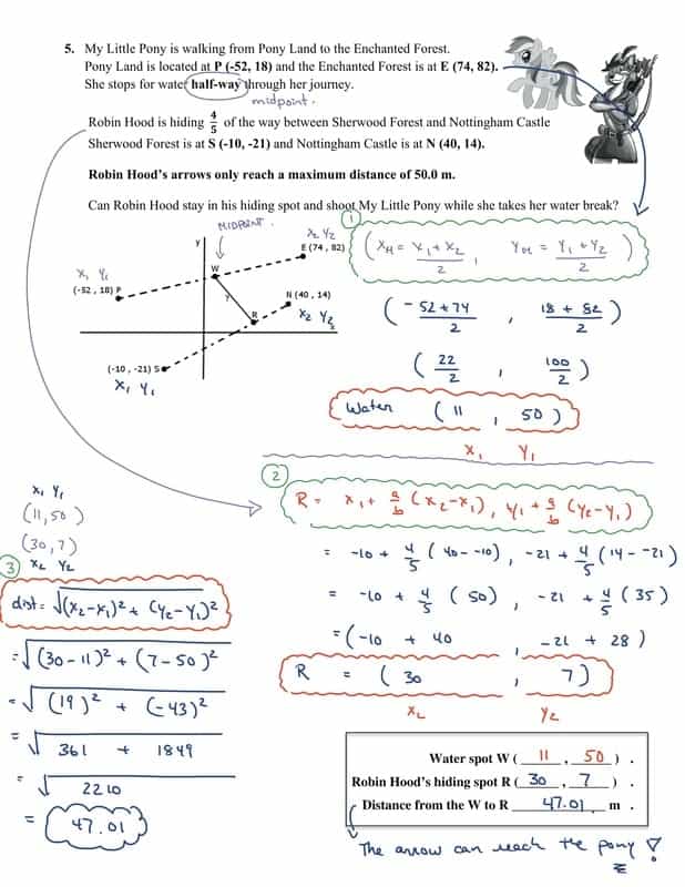 Analytical Geometry Grade 10 Worksheets Pdf And Analytic Geometry Pdf