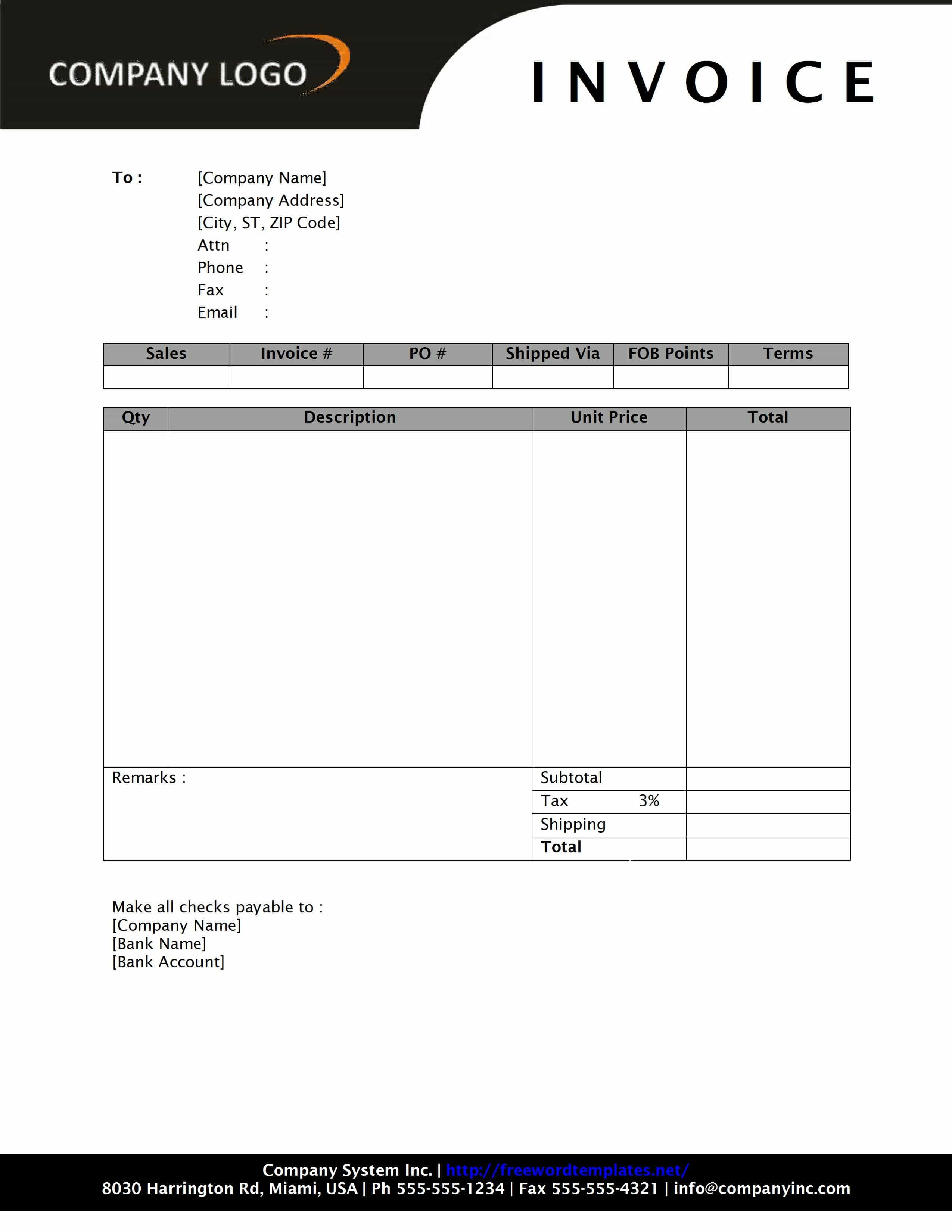 Free Online Invoice Templates Uk And Free Invoice Template Downloads