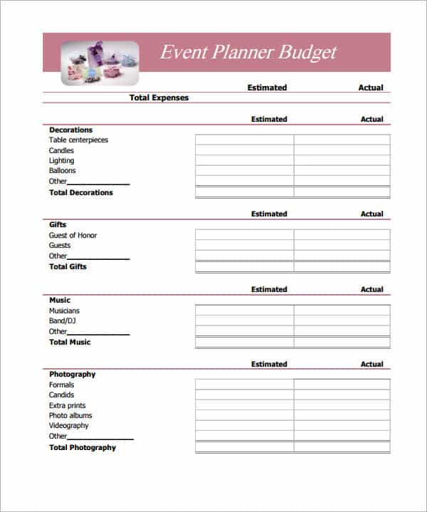 Free printable business budget templates and free printable expense sheet