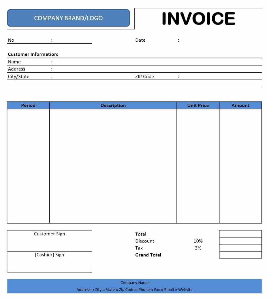 Free Sample Invoice Template For Services And Free Template Invoice Microsoft Word