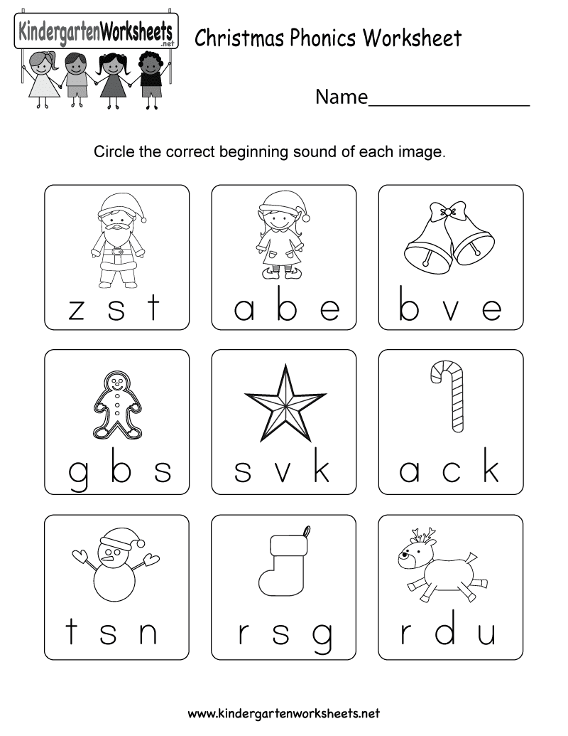 Free Worksheets On Phonics For Kindergarten And Kindergarten Phonics Worksheets Pdf