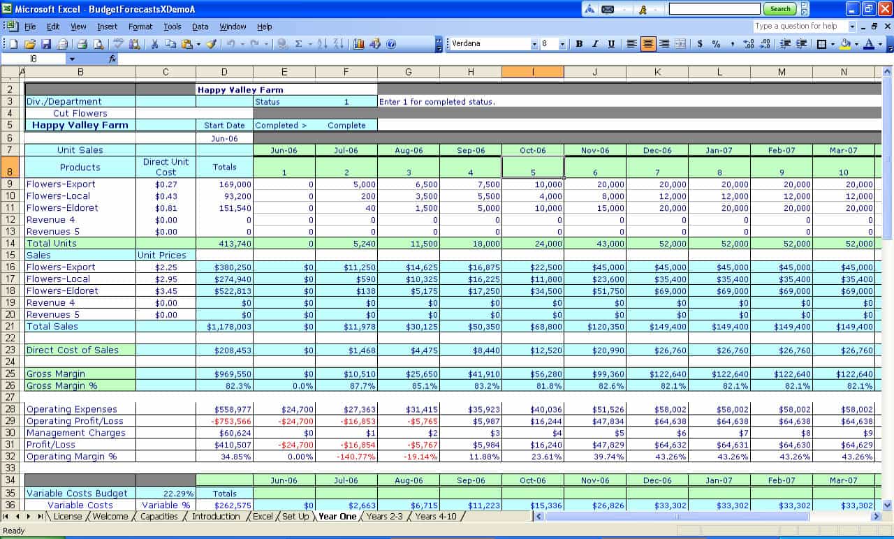 Sample Of Excel Spreadsheet Business Expenses And Samples Of Excel Spreadsheets