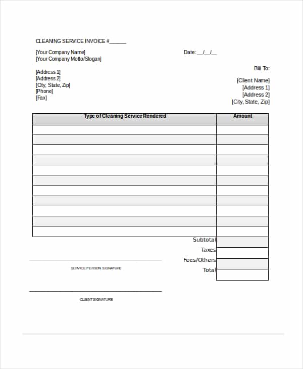 Carpet Cleaning Receipt Pdf And Order Carpet Cleaning Invoice Forms
