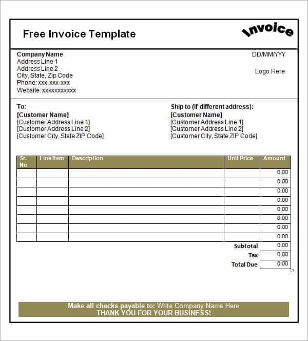Excel Templates For Staff Scheduling And Medical Bill Invoice Template Free