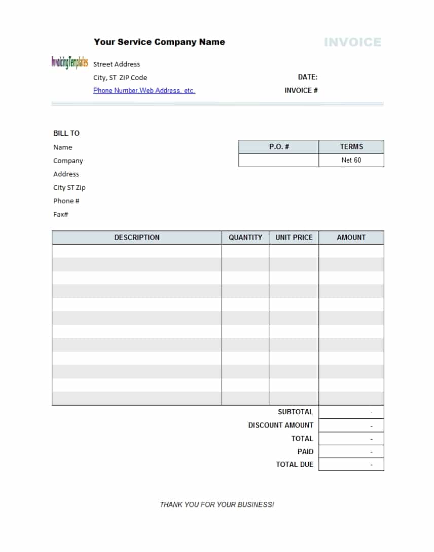 Free Invoice Template Open Office And Sample Billing Invoice Template