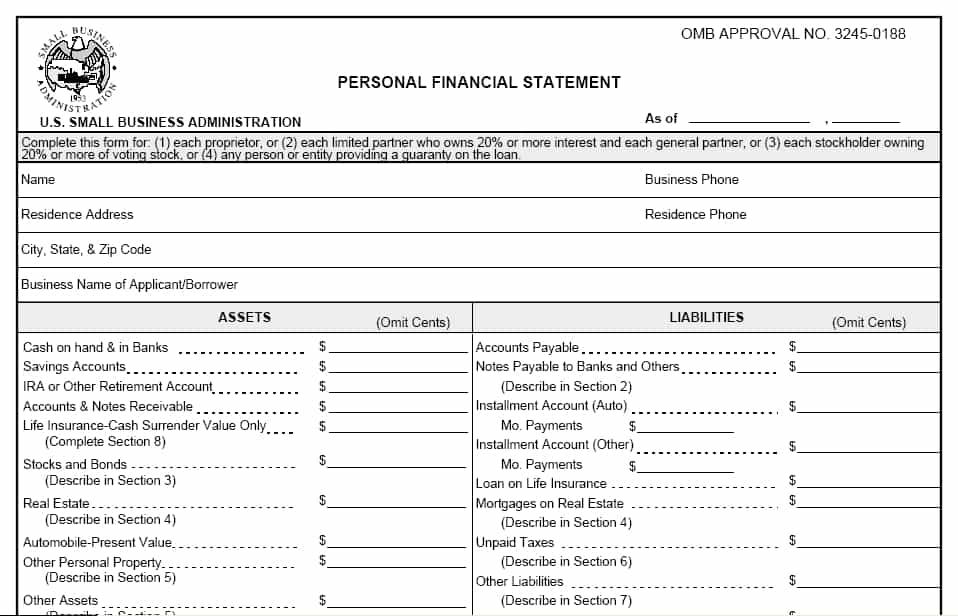 Free Personal Financial Statement Template Download And Financial Statement Analysis Template