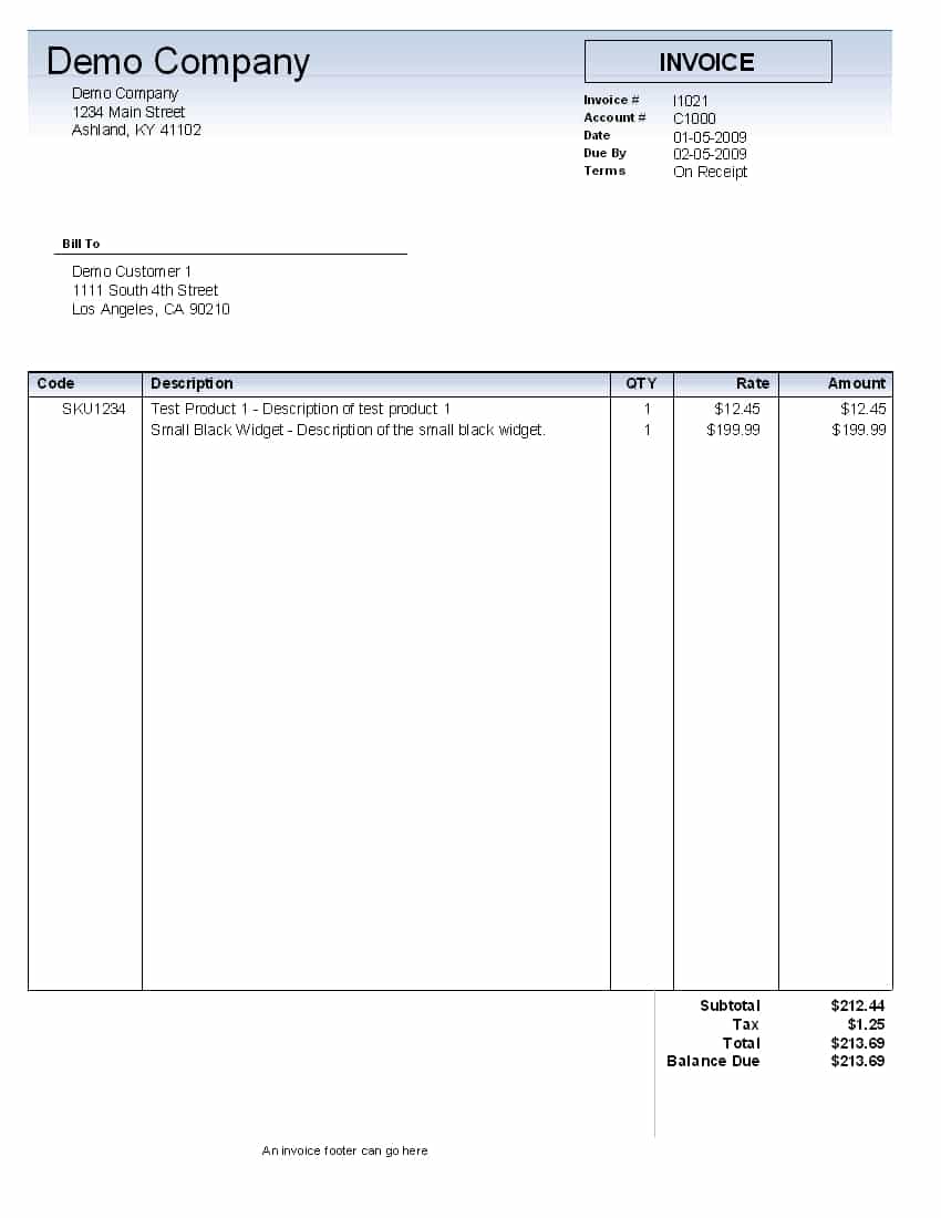 Service Invoice Template Pdf And Free Service Invoice Template Download