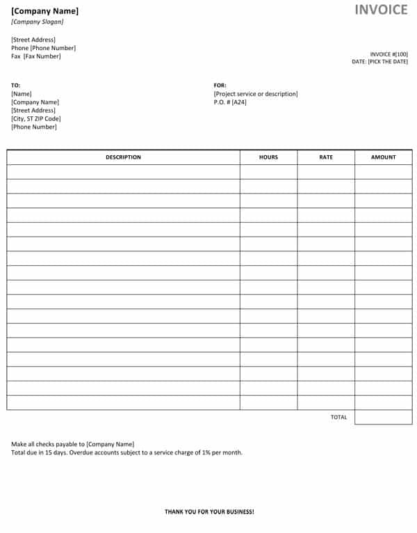 Blank Auto Repair Invoice And Auto Body Estimate Sheets