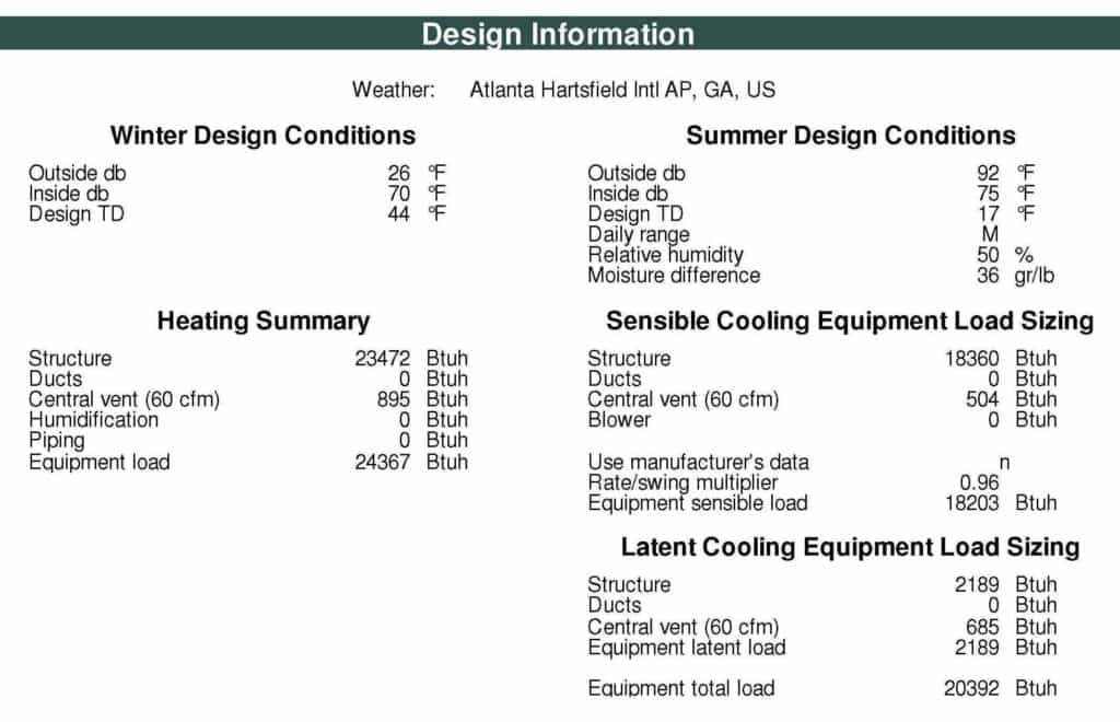 HVAC Load Calculation App And Air Conditioning Heat Load Calculation Sheet
