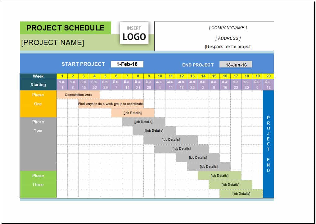 Project Management Dashboard Excel And Project Management Schedule Template