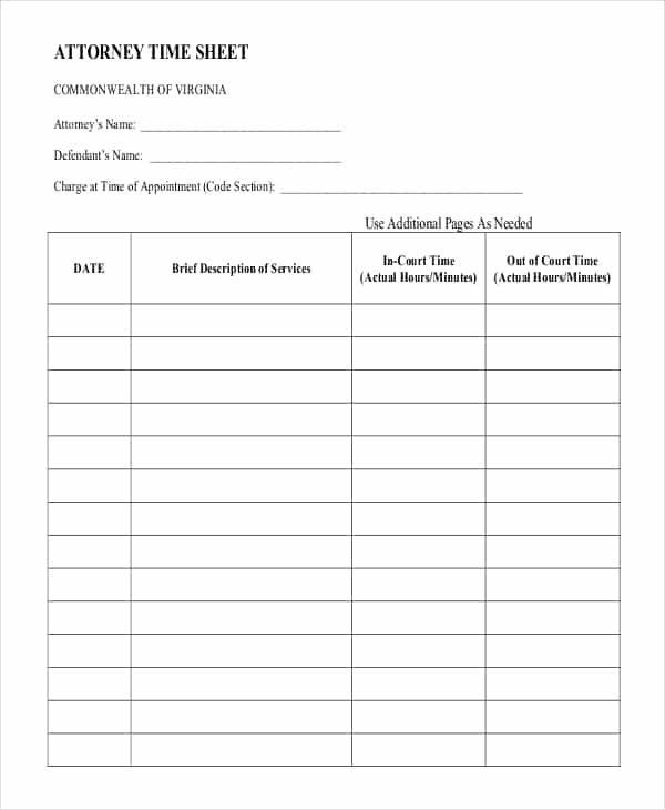 Attorney Invoice Templates Printable Free And Sample Attorney Billing Statement