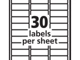 52 labels per sheet template